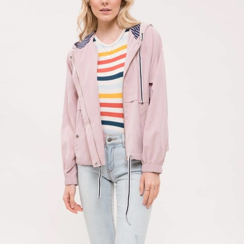 Plus Size Pink Hooded Jacket Size 3X